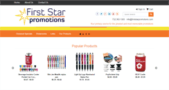 Desktop Screenshot of firststarpromo.com